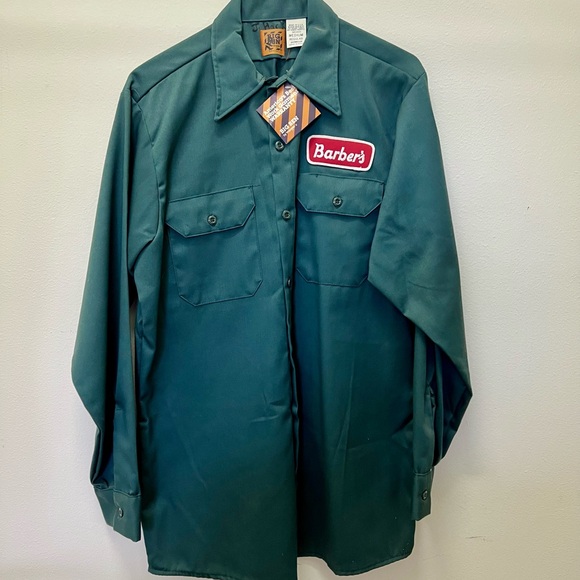 RARE Vintage Barber’s Milk Work Shirt - Never Worn - Size Medium - Made in USA - Picture 8 of 9